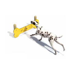 เครื่องเล่นสนามกลางแจ้ง Dog Playground ฐานกระโดดต่ำ