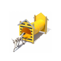 เครื่องเล่นสนามกลางแจ้ง Dog Playground ฐานอุโมงค์