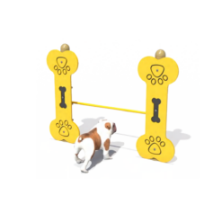 เครื่องเล่นสนามกลางแจ้ง Dog Playground บาร์กระโดด